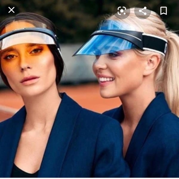 ♡SOLD♡💯Authentic Dior club 1 white/black visor - Picture 6 of 13